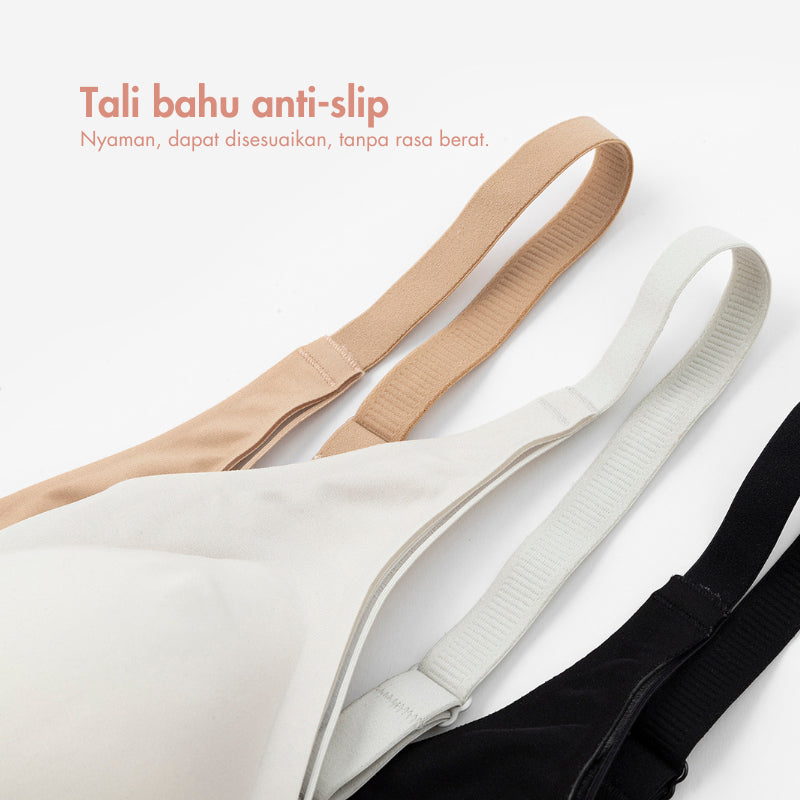URU Bra Renda Halus + Support Jelly Seksi & Natural Jumbo Size bra khusus naikin payudara