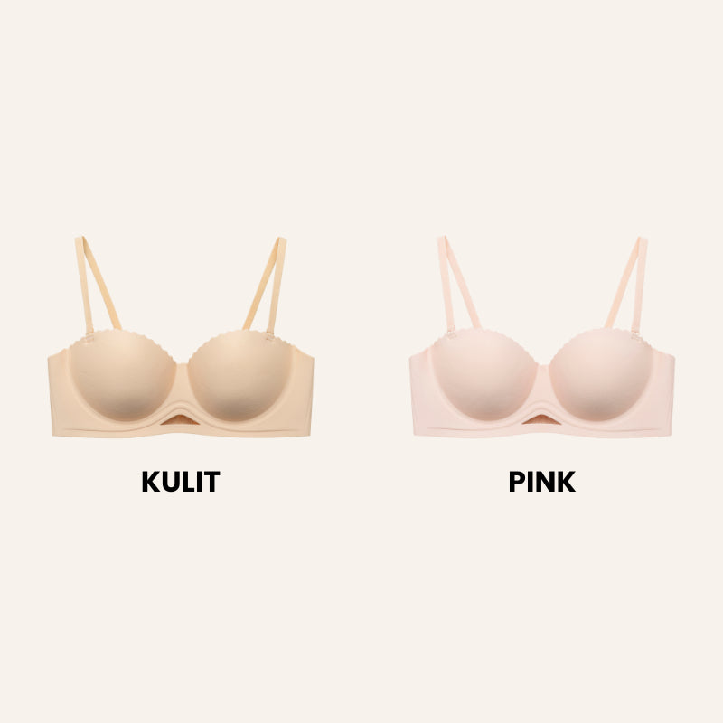 URU Yours - HandLift Bra Push-Up Ultra 2-in-1 busa tebal bahan lembut