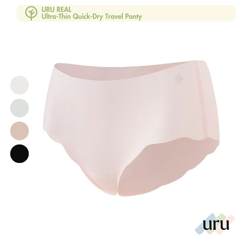 URU REAL - Ultra-Thin Quick-Dry Travel Panty | Kenyamanan Kulit Kedua yang Mulus