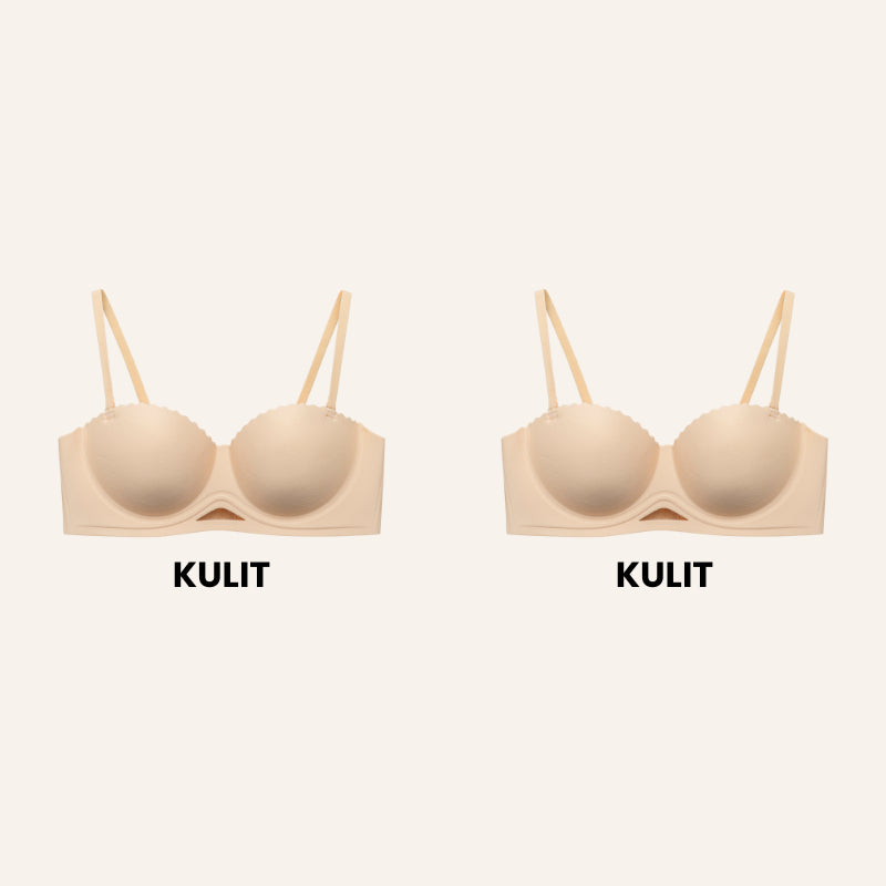 URU Yours - HandLift Bra Push-Up Ultra 2-in-1 busa tebal bahan lembut