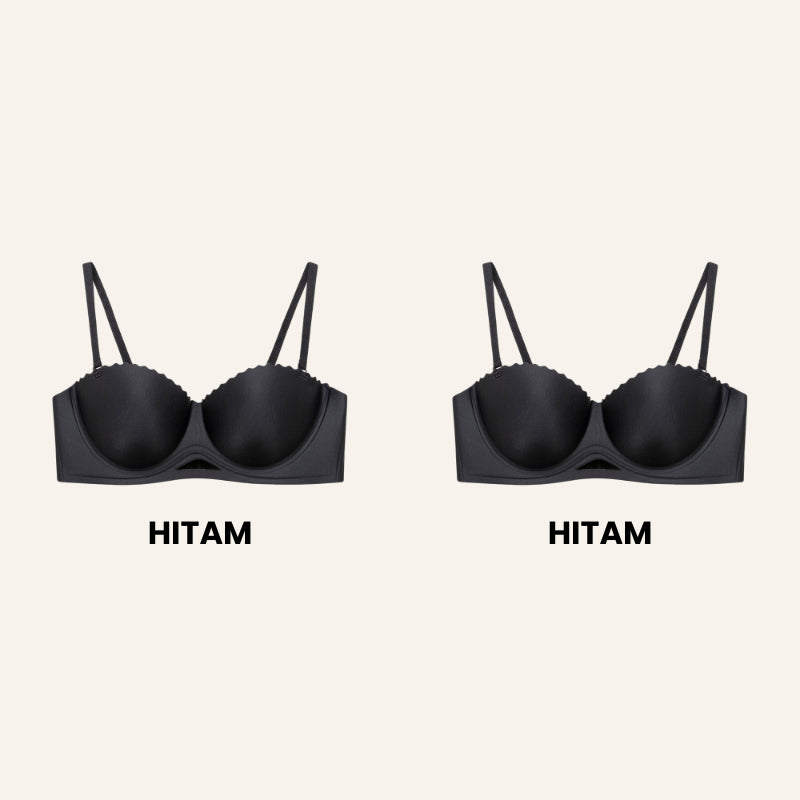 URU Yours - HandLift Bra Push-Up Ultra 2-in-1 busa tebal bahan lembut