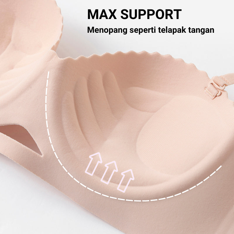 URU Yours - HandLift Bra Push-Up Ultra 2-in-1 busa tebal bahan lembut