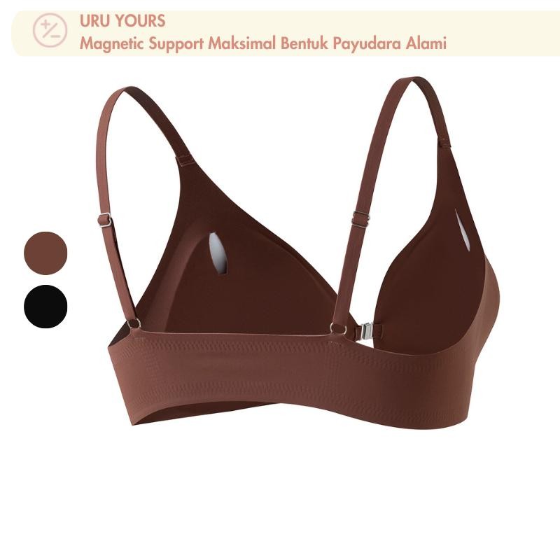 URU YOURS - Magnetik dua baris Bra | bralette kancing depan bh seksi Bra menyusui