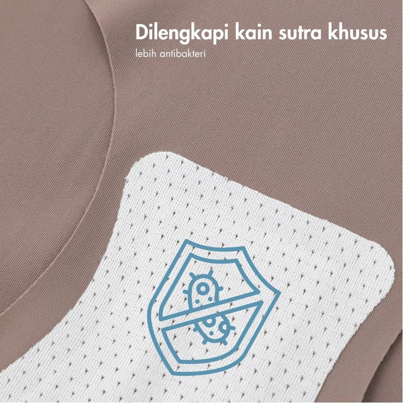 URU CD Mentega Lembut dan Mulus CD Nyaman Tanpa Jepitan Berpinggang Menengah Seamless
