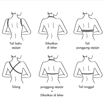 URU Yours - Bra Silikon Tempel Tanpa Tali - Perekat Kuat & Efek Push-Up Maksimal