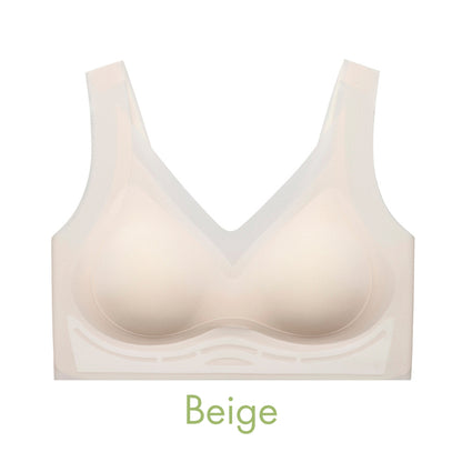 URU [2PCS] Diamond Collagen+ Bra | Bh wanita Busa tipis seamless Lembut tanpa kawat