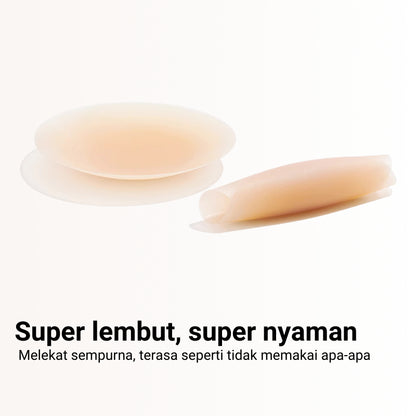 URU InviStick Silicone Nipple Cover Invisible– Daya rekat super kuat, tetap menempel sepanjang hari