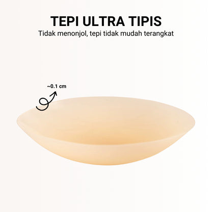 URU InviStick Silicone Nipple Cover Invisible– Daya rekat super kuat, tetap menempel sepanjang hari